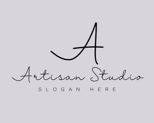 Professional Script Fashion Boutique logo design