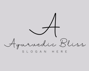 Professional Script Fashion Boutique logo design