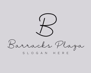 Professional Script Fashion Boutique logo design