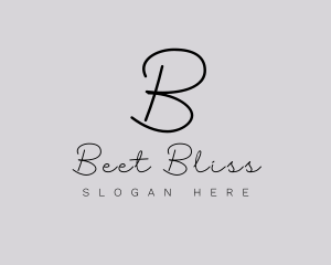 Professional Script Fashion Boutique logo design