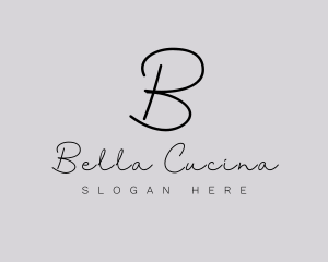 Professional Script Fashion Boutique logo design