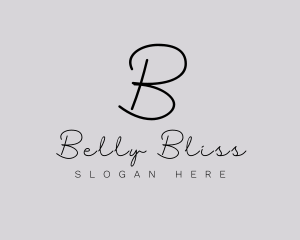 Professional Script Fashion Boutique logo design