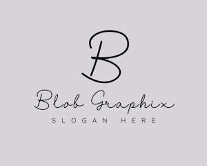 Professional Script Fashion Boutique logo design