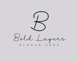 Professional Script Fashion Boutique logo design