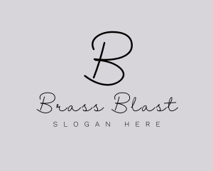 Professional Script Fashion Boutique logo design