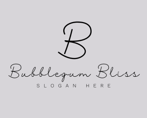 Professional Script Fashion Boutique logo design