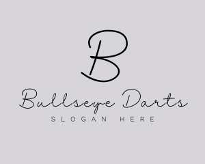 Professional Script Fashion Boutique logo design