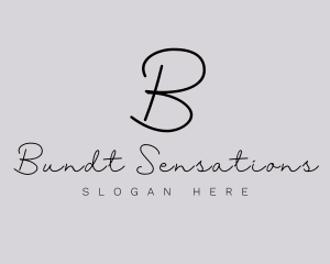 Professional Script Fashion Boutique logo design