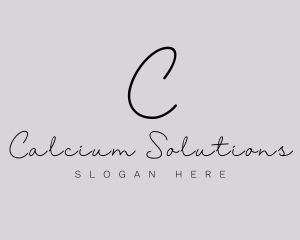 Professional Script Fashion Boutique logo design