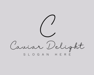 Professional Script Fashion Boutique logo design