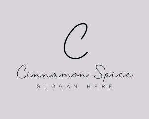 Professional Script Fashion Boutique logo design