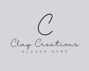 Professional Script Fashion Boutique logo design