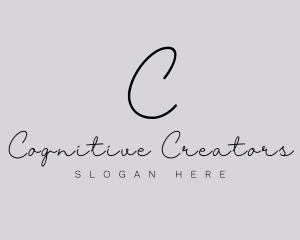 Professional Script Fashion Boutique logo design