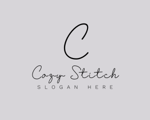 Professional Script Fashion Boutique logo design