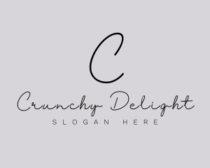 Professional Script Fashion Boutique logo design