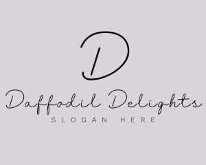 Professional Script Fashion Boutique logo design