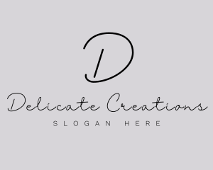 Professional Script Fashion Boutique logo design