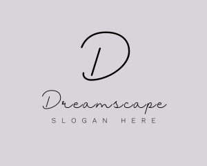 Professional Script Fashion Boutique logo design