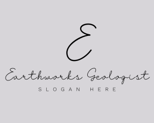 Professional Script Fashion Boutique logo design