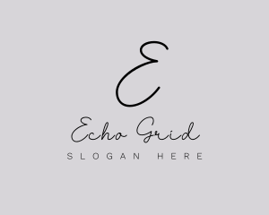 Professional Script Fashion Boutique logo design