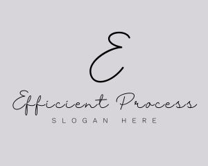 Professional Script Fashion Boutique logo design