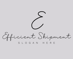 Professional Script Fashion Boutique logo design