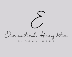 Professional Script Fashion Boutique logo design