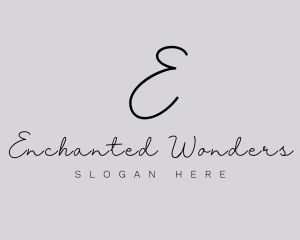 Professional Script Fashion Boutique logo design