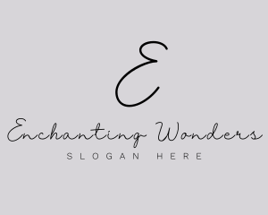 Professional Script Fashion Boutique logo design