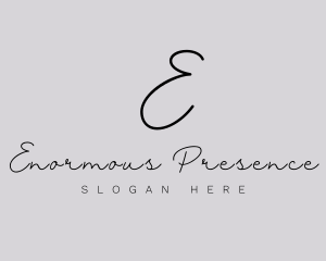 Professional Script Fashion Boutique logo design