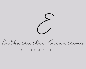 Professional Script Fashion Boutique logo design