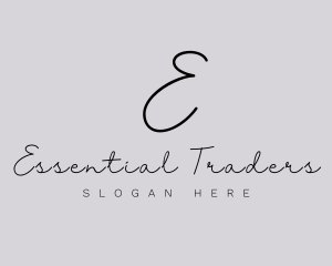 Professional Script Fashion Boutique logo design