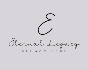 Professional Script Fashion Boutique logo design