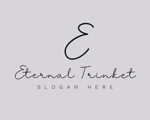 Professional Script Fashion Boutique logo design