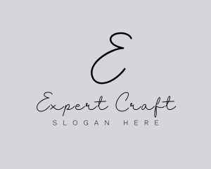 Professional Script Fashion Boutique logo design