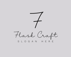 Professional Script Fashion Boutique logo design