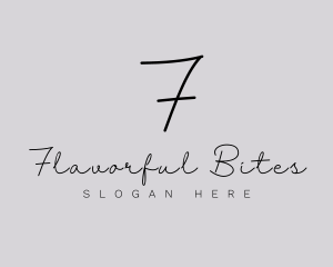 Professional Script Fashion Boutique logo design