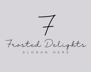 Professional Script Fashion Boutique logo design