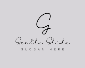 Professional Script Fashion Boutique logo design