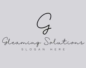 Professional Script Fashion Boutique logo design