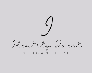 Professional Script Fashion Boutique logo design