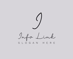 Professional Script Fashion Boutique logo design