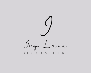 Professional Script Fashion Boutique logo design