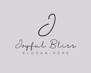 Professional Script Fashion Boutique logo design