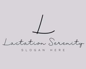 Professional Script Fashion Boutique logo design