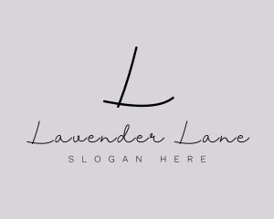 Professional Script Fashion Boutique logo design