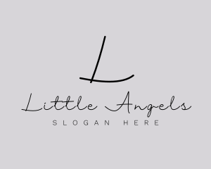 Professional Script Fashion Boutique logo design