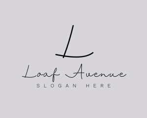 Professional Script Fashion Boutique logo design