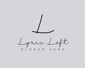 Professional Script Fashion Boutique logo design