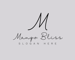 Professional Script Fashion Boutique logo design